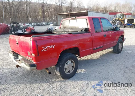 1998 Chevrolet K1500 Fleetside из США, поврежденный, VIN 2GCEK19R7W1196510